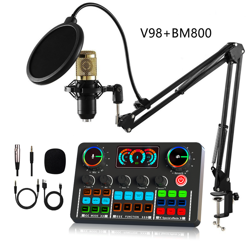 Karaoke Microphone Manufacturer - Wholesale Wireless Handheld LED Colorful Light for Parties