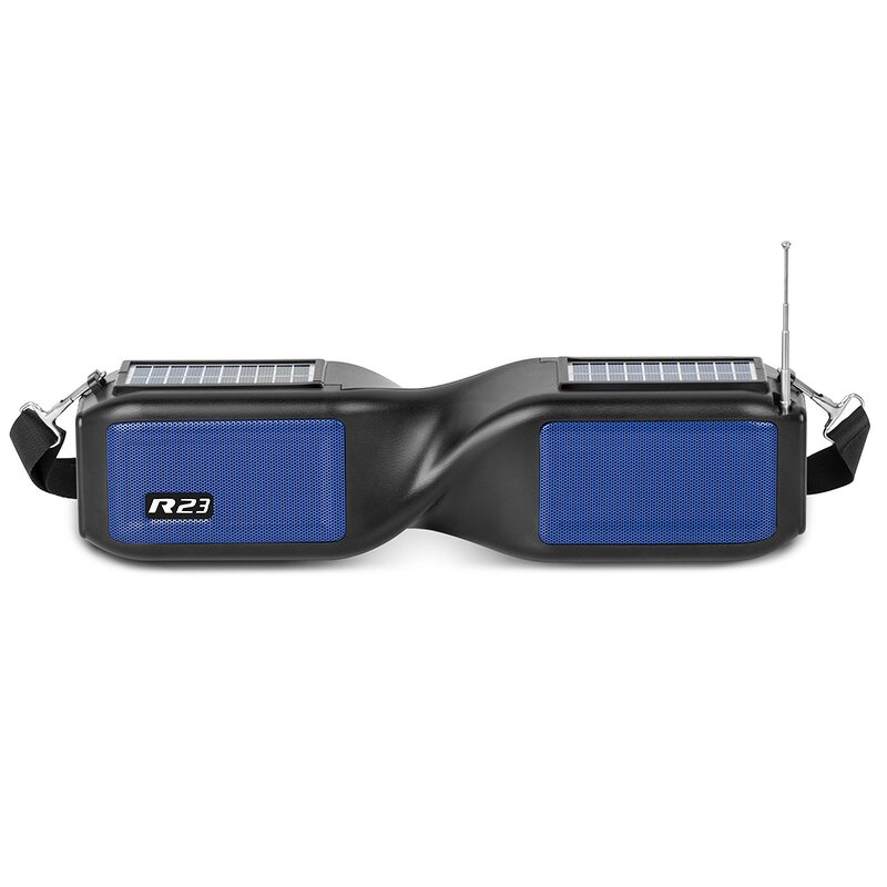 Solar Speaker Manufacturer - Double 2 Inch 10 Watt Dual with USB TF FM Plus BT Speakers