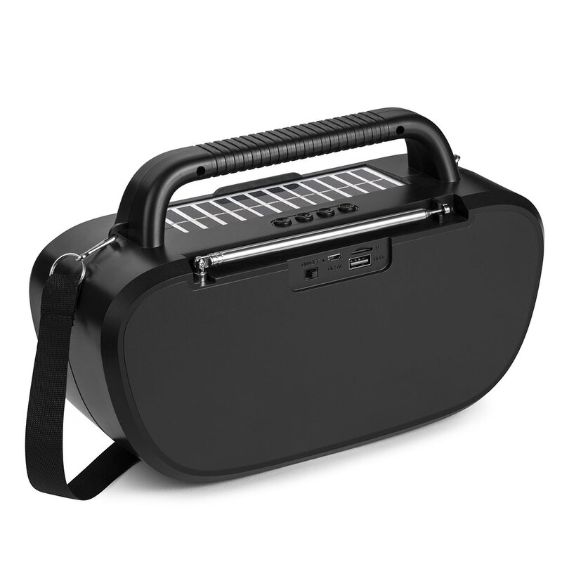 Bluetooth Speaker Manufacturer - Portable with Solar Charging FM Radio TF USB Torch