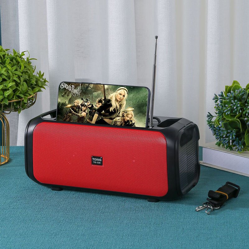 Solar Speaker Manufacturer - Portable with FM Radio Big Sound TF USB Solar Charging