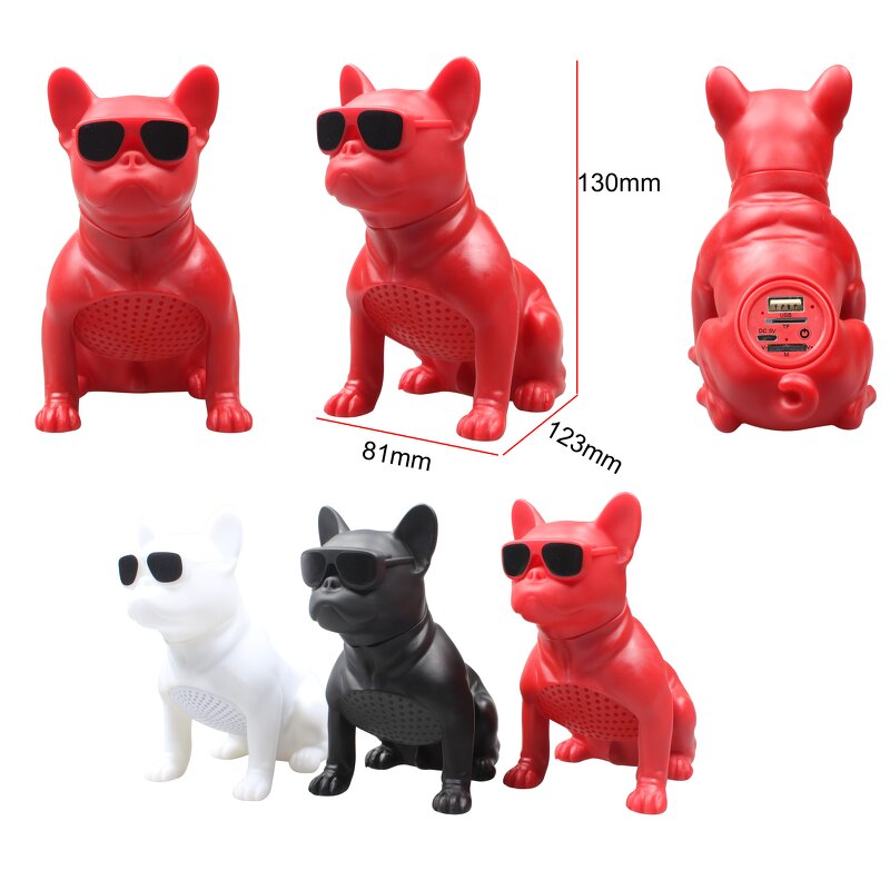 Bluetooth Speaker Manufacturer - Funny Puppy Doll Music with USB TF FM MIC LINE IN BT