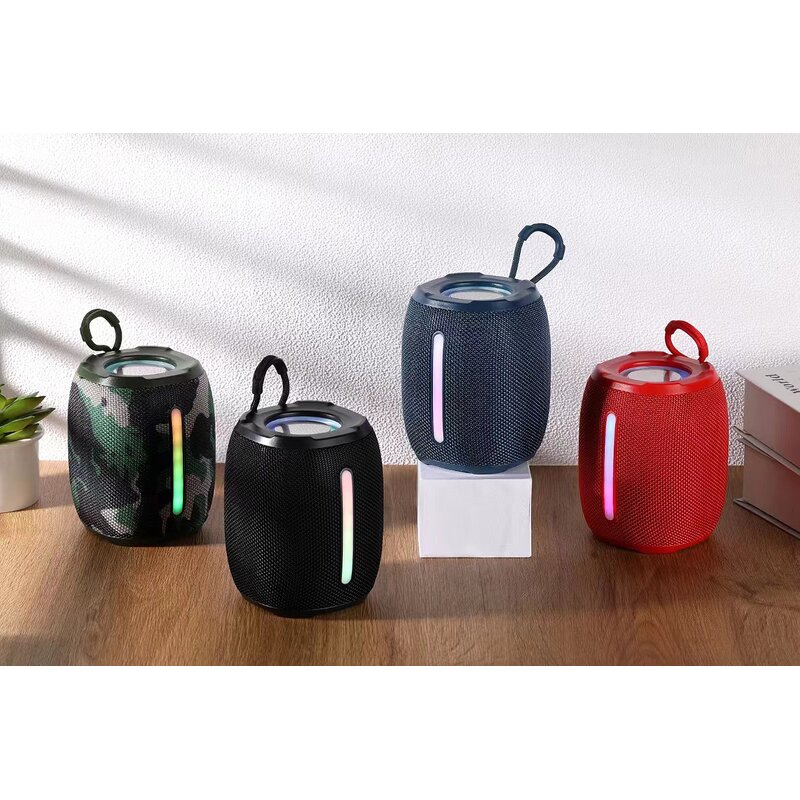 Bluetooth Speaker Manufacturer - Portable Mini Waterproof Fabric with RGB LED for Outdoor