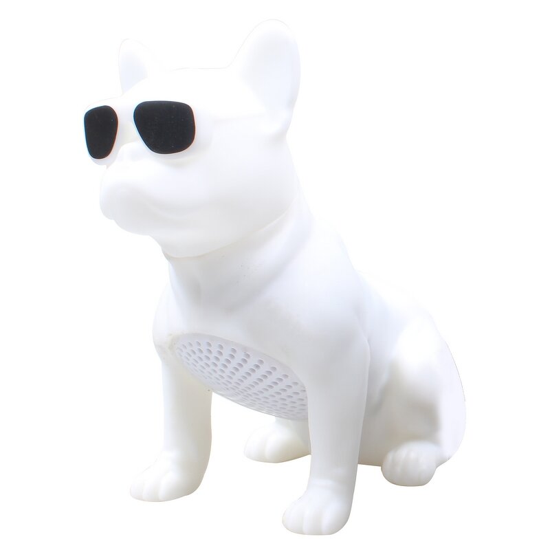 Bluetooth Speaker Manufacturer - Cartoon Dog Enamel Shell Design with Supper Bass FM Radio TF USB