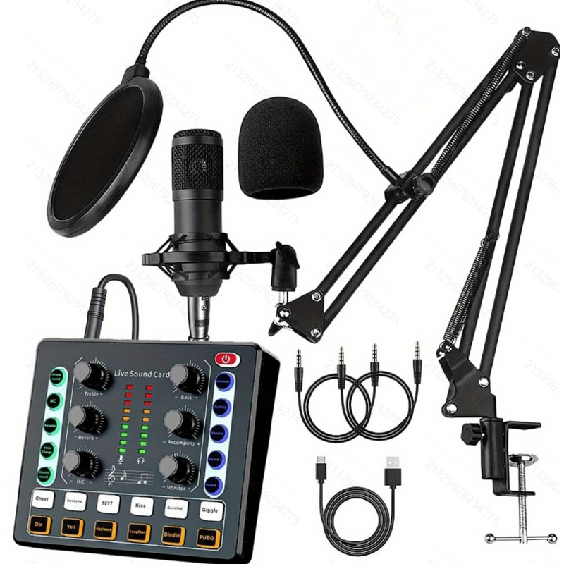 Karaoke Microphone Manufacturer - Wholesale Wireless Handheld LED Colorful Light for Parties