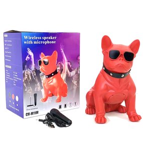 Bluetooth Speaker Manufacturer - Bull Dog Speakers Mini with TF USB Plastic Dog Stereo Woofer Creative