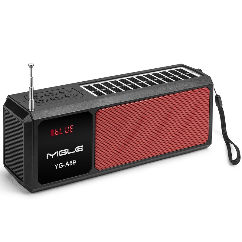 Solar Speaker Manufacturer - Portable with Stereo Woofer FM Radio TF USB