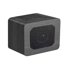 Bluetooth Speaker Manufacturer - Wooden Cuboid with FM Radio Support TF USB Functional Bass Home