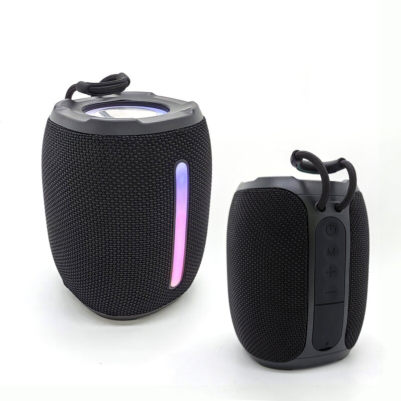 Bluetooth Speaker Manufacturer - Portable Mini Waterproof Fabric with RGB LED for Outdoor