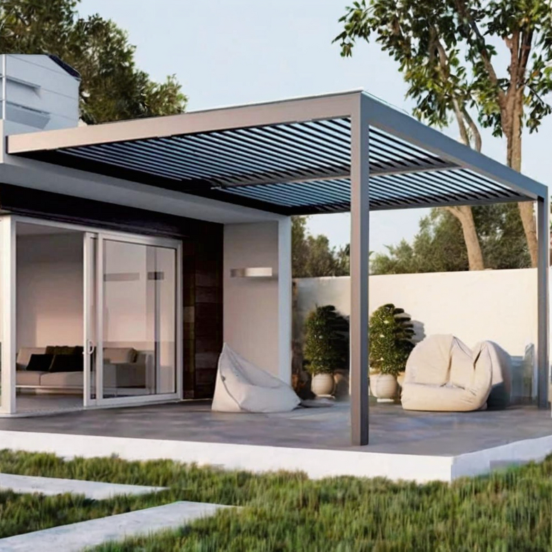 Louvered Pergola Manufacturer - Warranty Mounted Retractable Gazebo Supply Patio Outdoor Custom