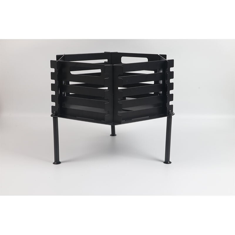 Fire Pit Manufacturer - Steel Plate Desk Rack Campfire Artwork Outdoor Burner Hexagon Bowl
