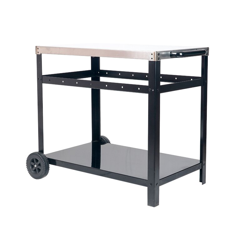 Garden Trolley Manufacturer - Luxurious Outdoor Double Layer Steel Material with Powder Coating Finish Easily Cleaned