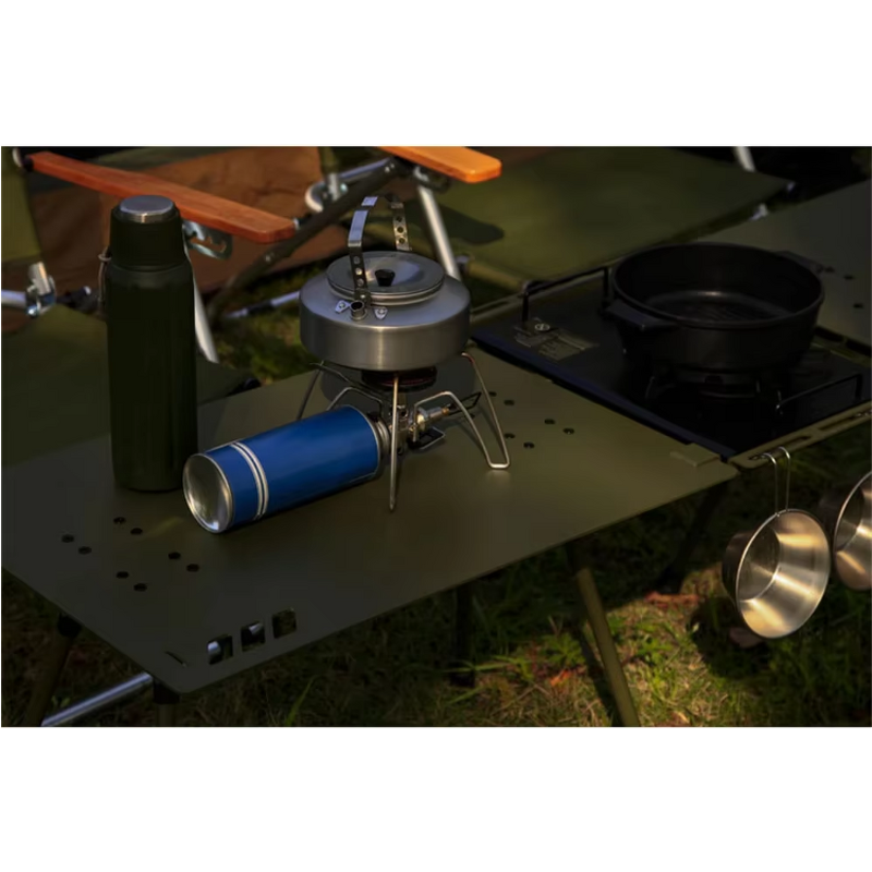 Outdoor Table Manufacturer - Poetic Exist Multifunction Lightweight Waterproof Durable Stitching Expansion Tactical Folding Aluminum