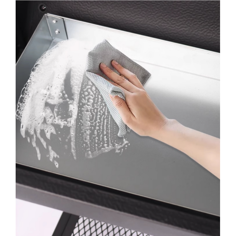 Chimney Thermometer Manufacturer - Luxurious Powder Coated Outdoor Adjustable Height Heavy-Duty Steel Metal with Hooks