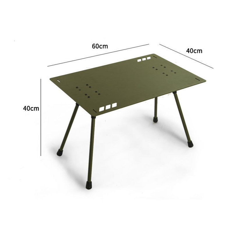 Coffee Table Manufacturer - IGT Lightweight Metal Outdoor Durable Easy-Carry Camping Hanging Holes Modern Small-Scale for Beach