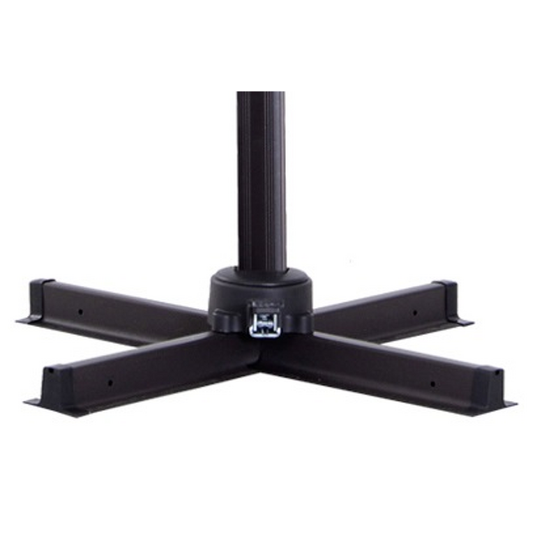 Cantilever Umbrella Manufacturer - Outdoor 3*3m Aluminium Waterproof Sunshade Parasol With Single Roof Easy Open With UV Coating