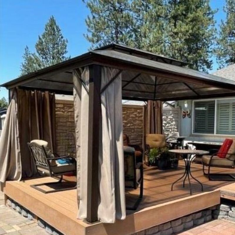 Outdoor Gazebo Manufacturer - Pergolas and Gazebos 3x3 Aluminium Patio Aluminum Metal Glass 3x4 6x3 Custom