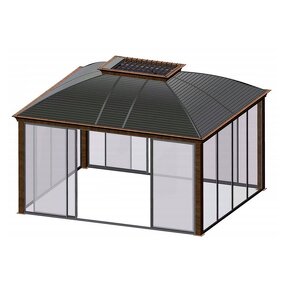 Gazebo Manufacturer - Sunjoy Custom for Sale with Camping Large Sides Depot Personalised Pergola