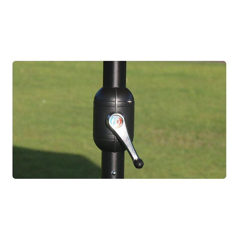 Outdoor Parasol Manufacturer - Luxury Waterproof for Hotel and Warehouse 3-Head Sunshade with Modern Powder Coating PU Frame