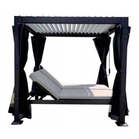 Garden Gazebo Pergola Manufacturer - Factory Supply Outdoor Metal 3x4 4x4 Retractable