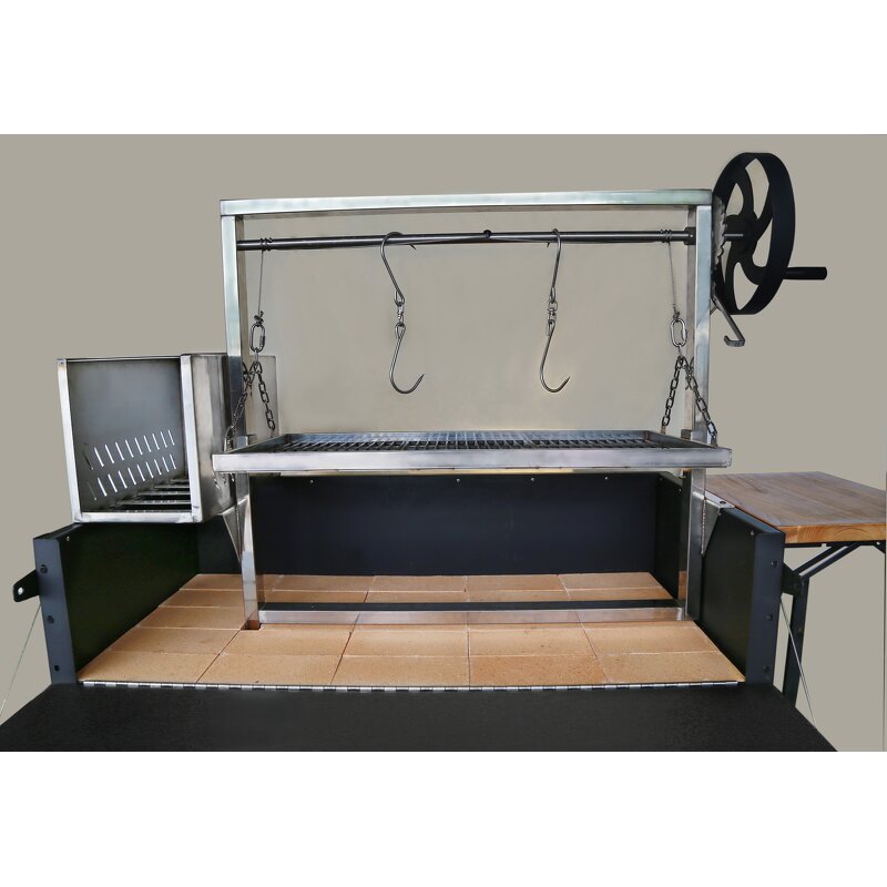 Santa Maria Steel Grill Manufacturer - Brasero Outdoor Argentine Argentinian BBQ for Kitchen Use Charcoal Parilla