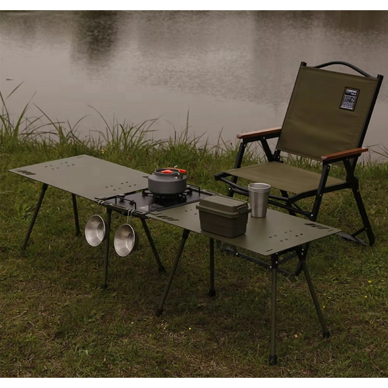Camping Table Manufacturer - Hot Sale Wholesale Ultralight Adjustable Waterproof Durable IGT Picnic Mini Portable Aluminium