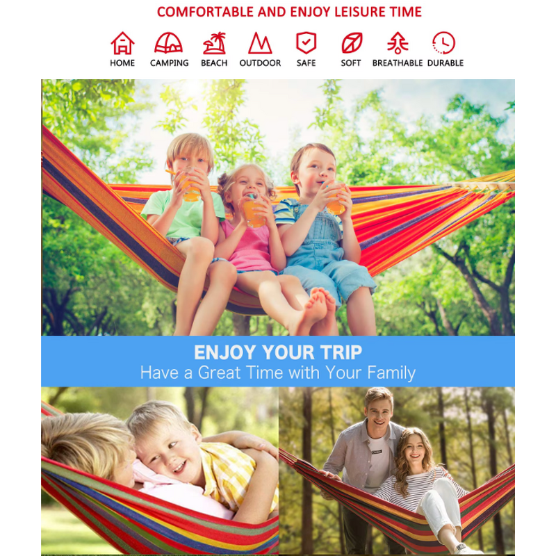 Hammock Bed Manufacturer - Wholesale Modern Style Indoor/Outdoor Cotton Stand Portable for Living Room Kids' Room Garden