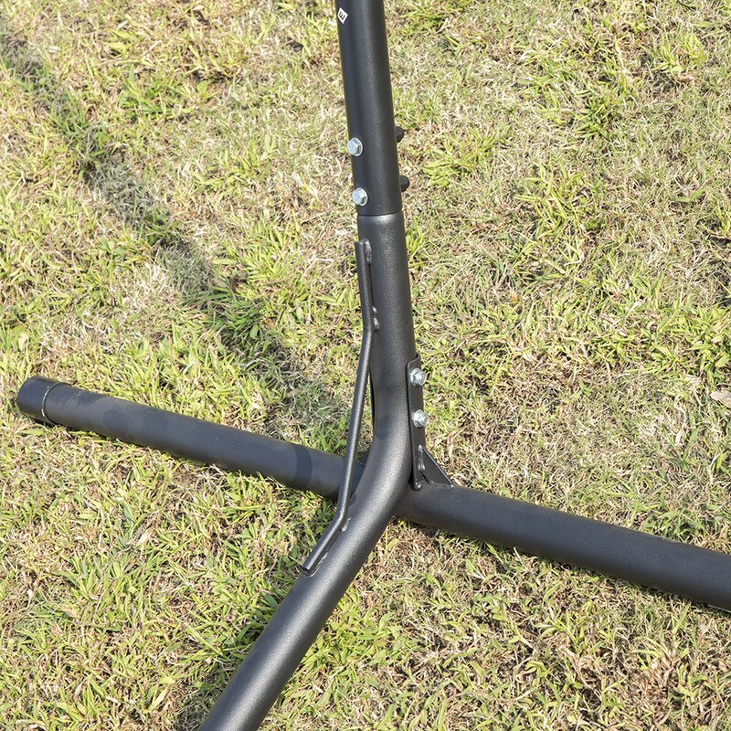 Hammock Hanging Chair Manufacturer - Adjustable Modern Outdoor Portable Foldable Steel Frame Nylon Rope Powder Coated Cotton