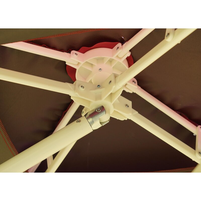 Outdoor Parasol Manufacturer - Heavy Duty 3*3m Single Roof Sunshade 360 Rotation PA Base Aluminum Cantilever Modern Hotels