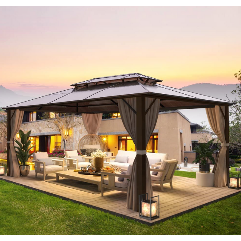 Gazebo Manufacturer - Sunjoy Custom for Sale with Camping Large Sides Depot Personalised Pergola