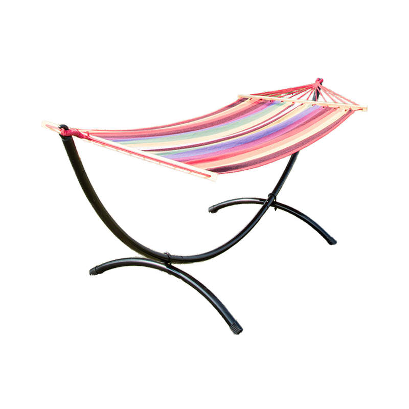 Hanging Hammock Manufacturer - Outdoor Modern Adjustable Rope Steel Frame with Powder Coated Canvas Cotton Fabric for Bedroom