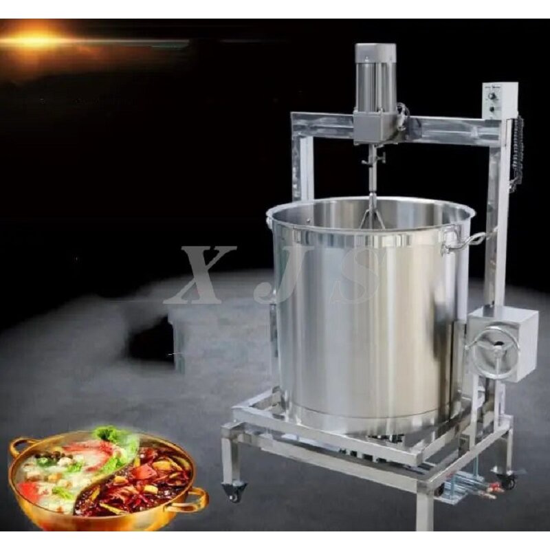 Cooking Pot Manufacturer - Incline Food Paste Lpg Nature Gas Equipment Jam Meat Soup with Mixer
