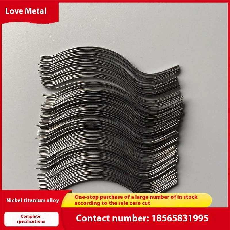 Nickel Titanium Alloy Wire Manufacturer - Supply Medical Use Flat Memory Open Ring Extraction Ring Bracket Minimally Invasive