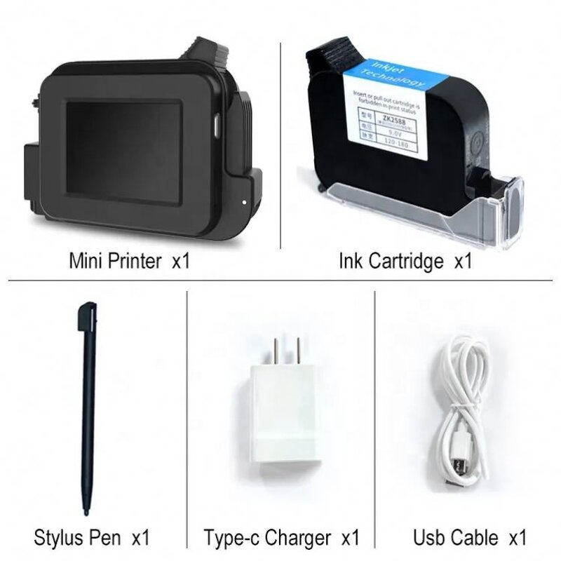 Inkjet Printing Machine Manufacturer - Intelligent Expiry Date 12.7mm Smart Batch Coding for Pouches Plastic Bag