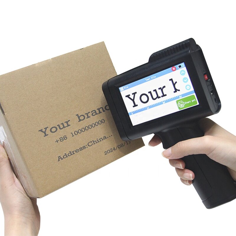 Handheld Inkjet Printer Manufacturer - M10 Small Qr Code for Carton Express Bag Carton Board Spray on Plastic
