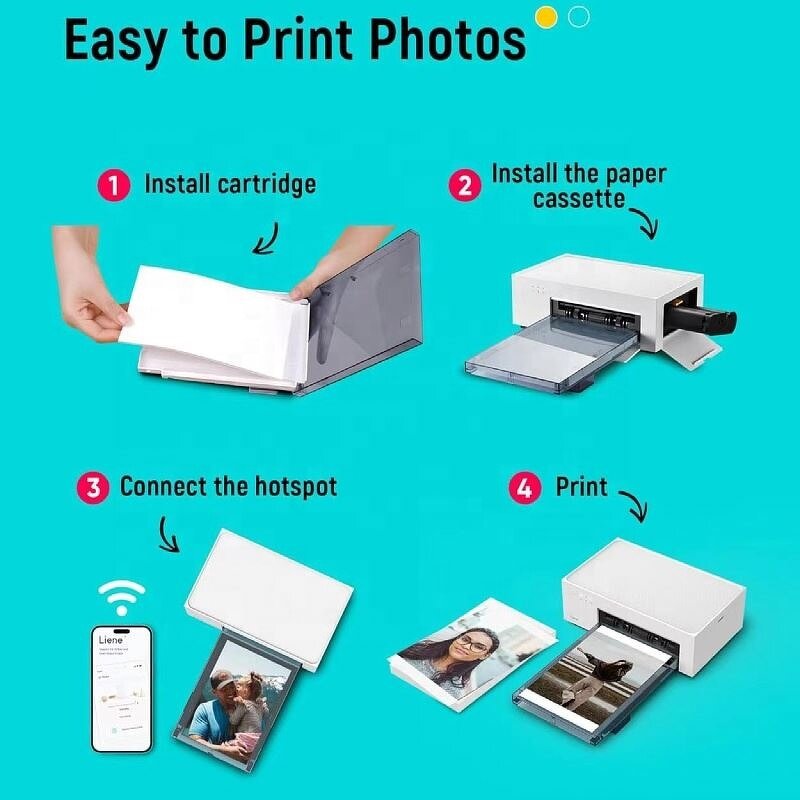 Photo Printer Manufacturer - Portable with Intuitive Controls Ideal for Instant Sharing