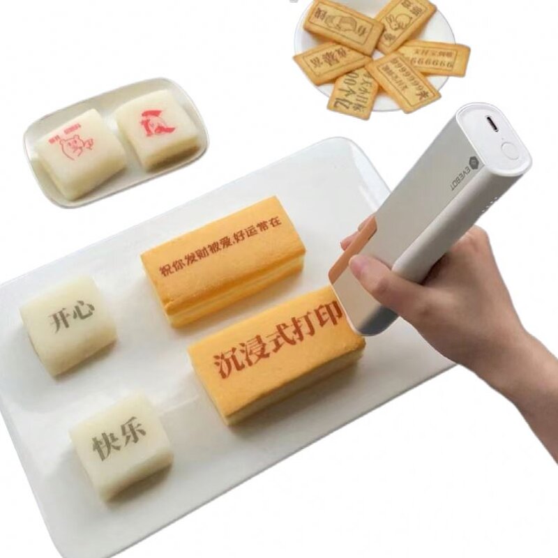 Food Printer Manufacturer - 2023 New Innovative EVEBOT PrintPen Edible Portable Handheld Personalized Coffee Printing