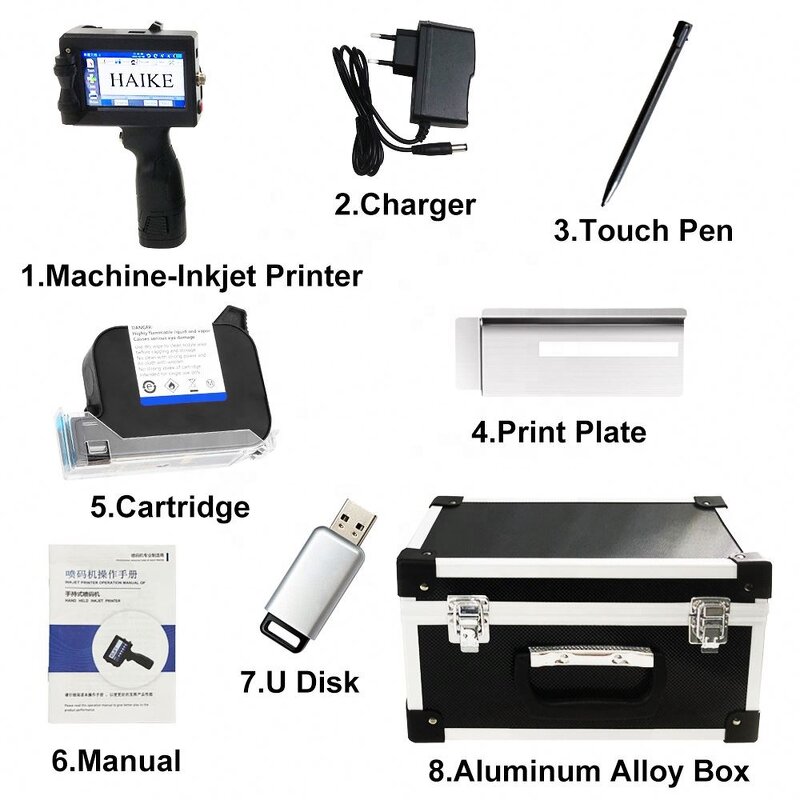 Handheld Printer Manufacturer - Smart Inkjet Portable Small Mini Label Expiry Date Large Size for Small Business