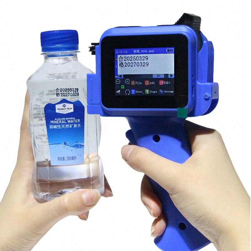 Handheld Inkjet Printer Manufacturer - Hand Jet Thermal Portable Best Before Date Code Printing on Wood