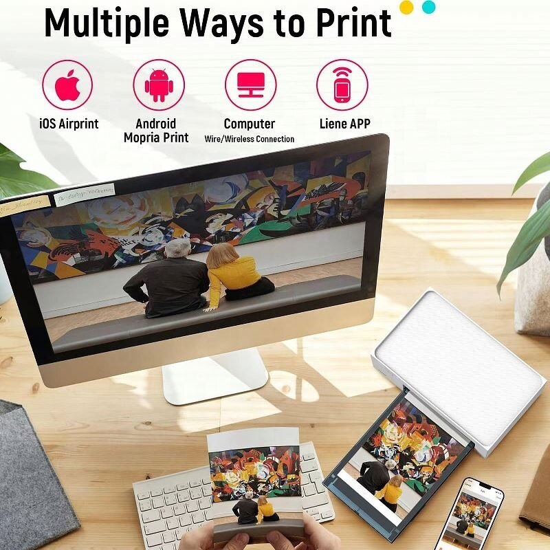 Phone Printer Manufacturer - 2024 Mini HD Mobile Phone Back Film Creative DIY Photo With High Quality