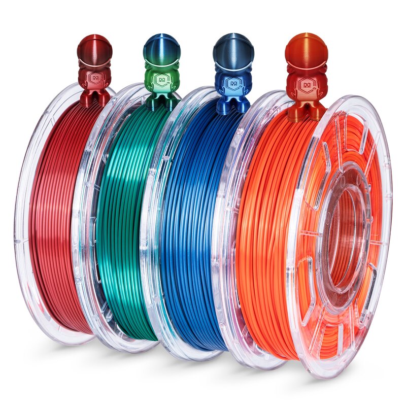 PLA Filament Manufacturer - 1.75mm 1kg Silk Dual Colors Shiny Customized