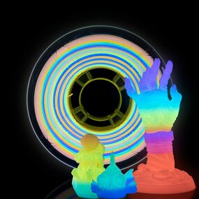 PLA Filament Manufacturer - 1.75mm 1kg Glow in Dark Luminous for 3D Printers