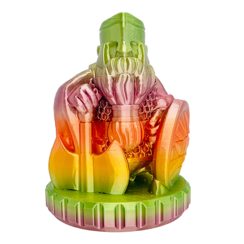 PLA Filament Manufacturer - 1.75mm/3mm 1kg Silk Rainbow Shiny for 3D Printers