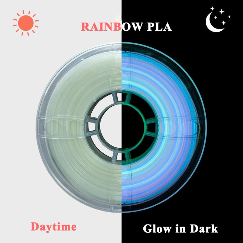 PLA Filament Manufacturer - 1.75mm 1kg Glow in Dark Luminous for 3D Printers