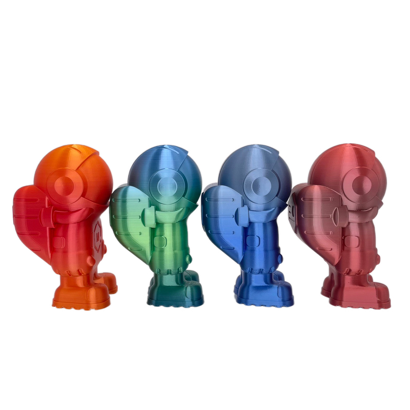 PLA Filament Manufacturer - 1.75mm 1kg Silk Dual Colors Shiny Customized