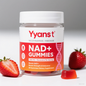 Private Label Optimized Health NAD+ Gummies Strong Nails Radiant Skin Vegan Enhance Immunity Boost Endurance Gummies