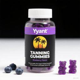 Private Label Skin Protection Tanning Gummies Boost Brain Memory L-tyrosine Gummies Promote Liver Metabolism Gummies