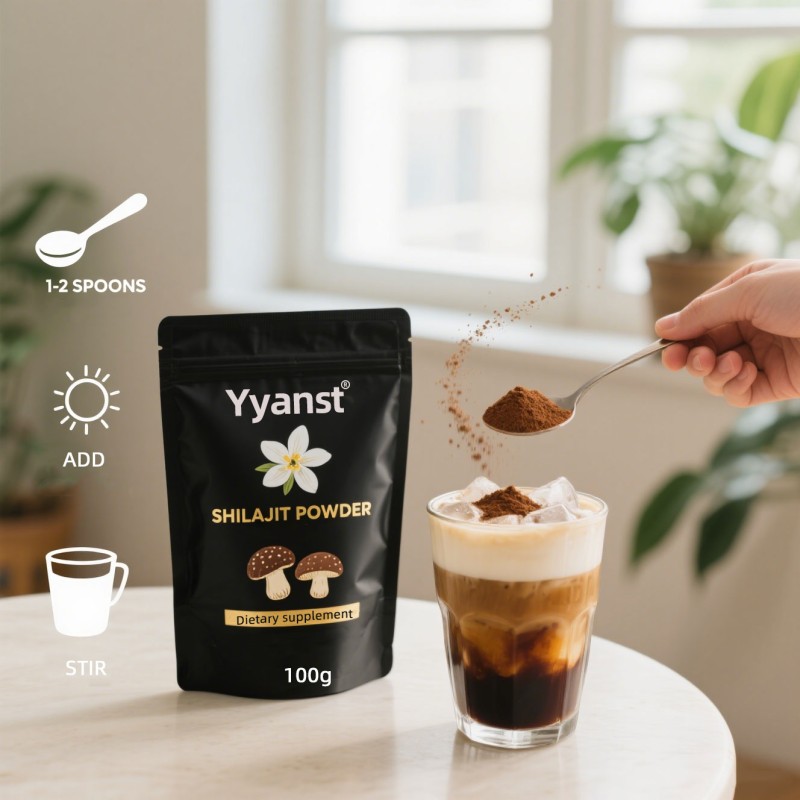 Premium Organic Reishi Mushroom Coffee Powder Dietary Supplement Boost Immunity Energy Support Improve Mental Clarity Powder