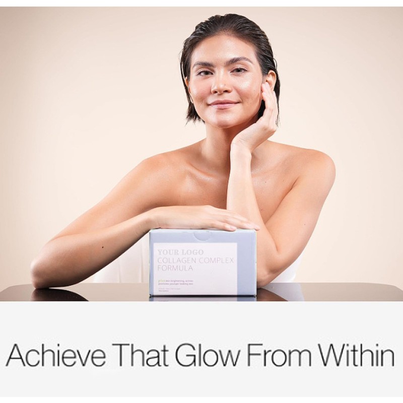 OEM ODM marine collagen peptide hyaluronic acid biotin skin whitening health Increase Collagen skin Boost metabolism oral liquid