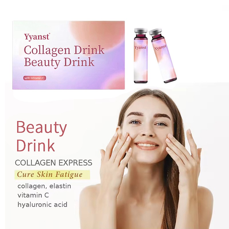 Wholesale OEM marine collagen peptide hyaluronic acid biotin skin whitening Promote healthy hair quality Collagen oral liquid
