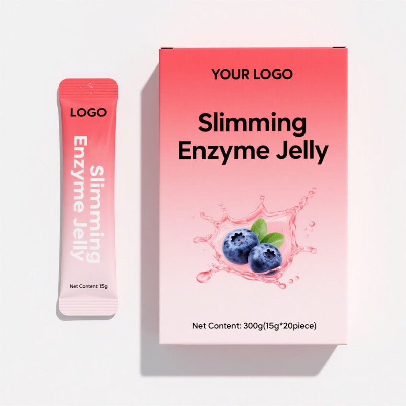Private Label Enzyme Slimming Jelly Stick Promote Digestion Reducing Bloating Gas Weight Loss Slimming